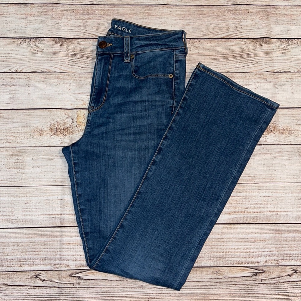 AMERICAN EAGLE Hi-Rise Skinny Kick - Size 10 - EUC